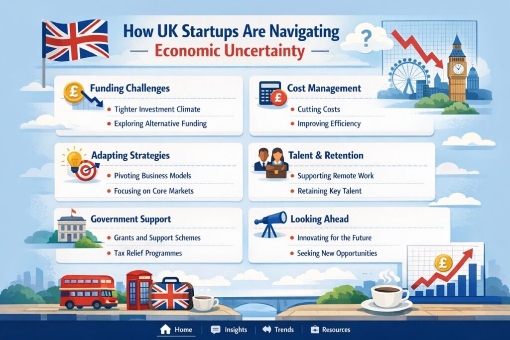 UK startups navigating economic uncertainty through innovation funding strategies and business resilience