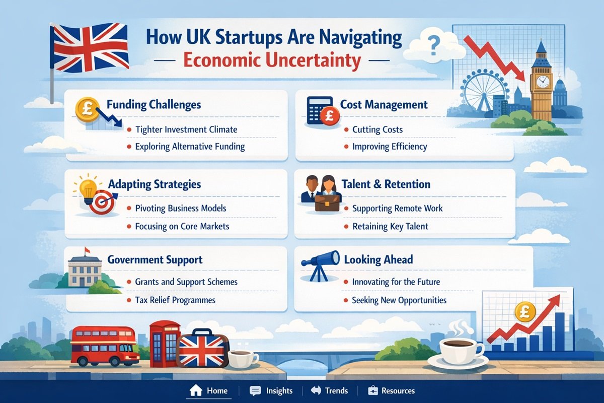 UK startups navigating economic uncertainty through innovation funding strategies and business resilience